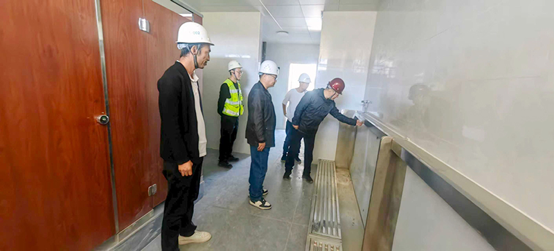 鄭州市建設(shè)投資集團(tuán)有限公司 第六十七高級(jí)中學(xué)項(xiàng)目部國慶、中秋安全生產(chǎn)檢查簡(jiǎn)報(bào)